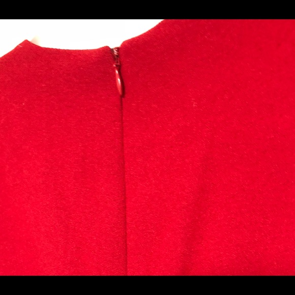 KASPER 2pc Red Dress and Coat Sz 6P - Picture 6 of 9